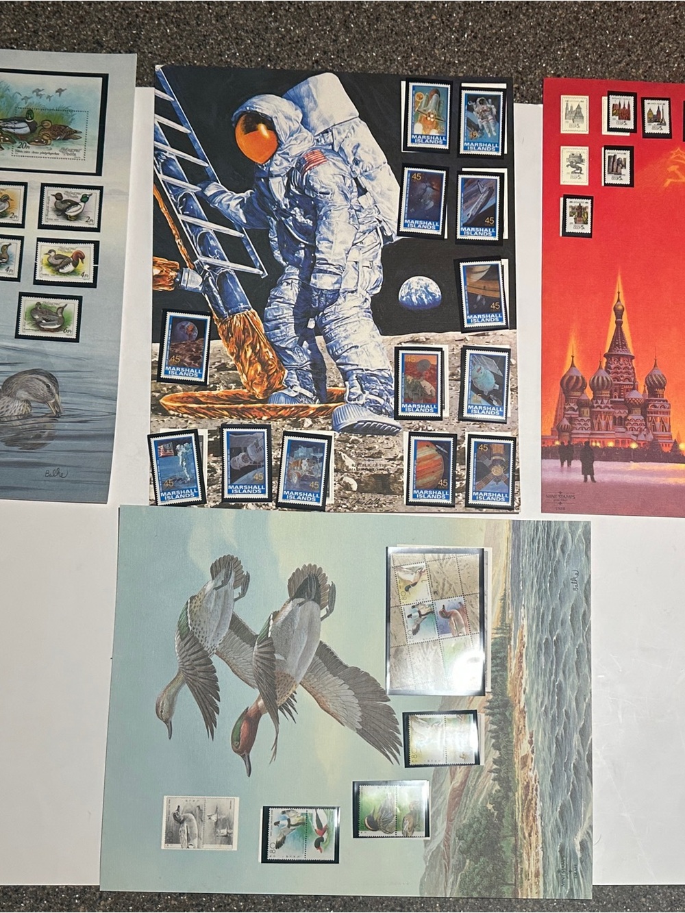 Fleetwood "Mint Stamps of the World" Commemorative Panel Collection